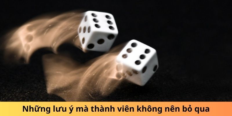 Những lưu ý mà thành viên không nên bỏ qua